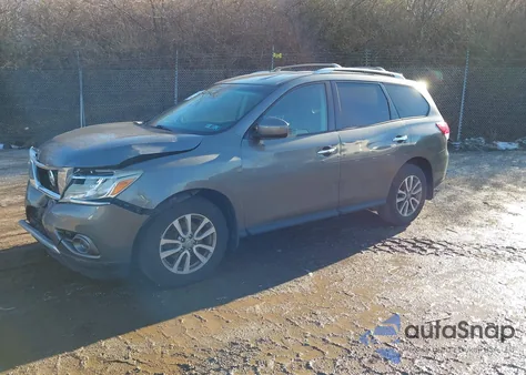2015 Nissan Pathfinder S from USA, damaged, VIN 5N1AR2MM3FC646168